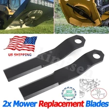 2PCS For Mower King Skidsteer Brush Hog REPLACEMENT Blades Rotary Grass Cutter