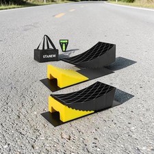 Camper Leveling Blocks Levelers 8pc Kit RV Camper Wheel Chocks Motor Travel