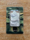 Anaconda Green Bar Holo PAMP 1 oz .9999 Fine Silver Natures Grip