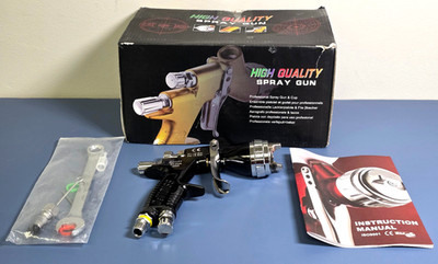 DEVIDISS TE20 1.3mm High Efficiency Automotive Paint Spray Gun - NO CUP - New