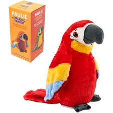 Papagei Spielzeug, sprechender Vogel, Lernspielzeug, Plüsch, interaktiv, Batt...