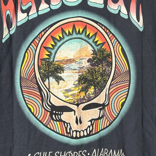 Vintage 00s Hangout Grateful Dead Alabama Music Festival Skull Shirt Size Small - Picture 2 of 6