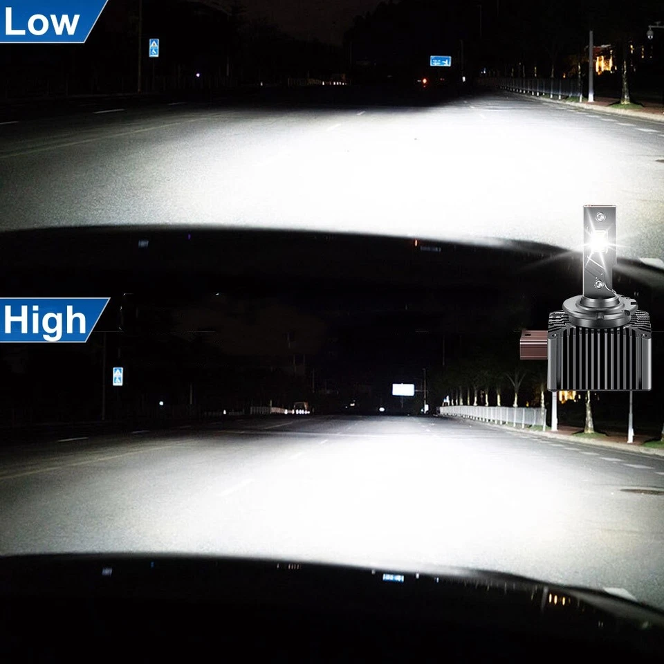 KIT de bombillas de faros LED D1R//D1S para Jaguar XFR 2010-2011 6000K LUZ BLANCA 2X Foto 3 de 4