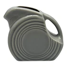 Vtg Retired Fiesta Fiestaware Mini Disk Pitcher Pearl Gray Grey Pristine 5 Oz