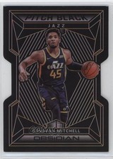 2019 Panini Obsidian Pitch Black Electric Etch Orange 20/35 Donovan Mitchell hs9