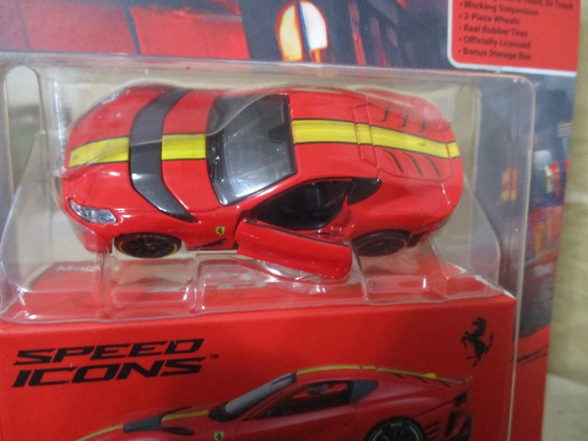 Maisto Speed Icons Ferrari 812 Competizione in Red 1:64 diecast Rubber Tires