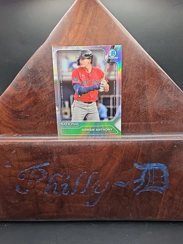 2025 Topps Chrome NSCC ROMAN ANTHONY TP-16 Refractor Red Sox National Convention