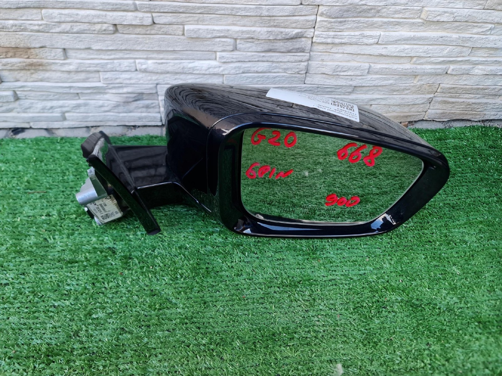 BMW 3 G21 G20 exterior mirror right passenger side door mirror 668 6PIN OE original