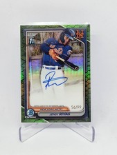 2024 Bowman Chrome Prospects Jensy Rivas Green Reptillian Refractor Auto /99