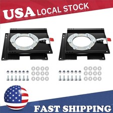 2pcs For Ram Promaster 2007-2024 Campervan Motorhome Seat Swivel Base 360 Us