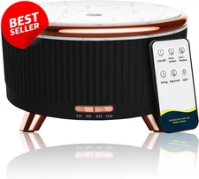 Essential Oils Diffuser 500Ml Aromatherapy Cool Mist Humidifier with Remote US