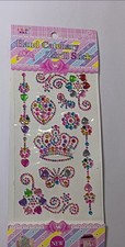 Colorful Crystal Rhinestone Stickers Self-Adhesive Gems Craft DIY
