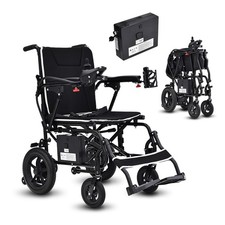 Lightweight Foldable Electric Wheelchair for Adults,Seniors 12 Miles All Terrain