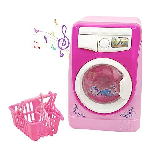 Toy Washing Machine Kids Mini Simulation Dollhouse Furniture