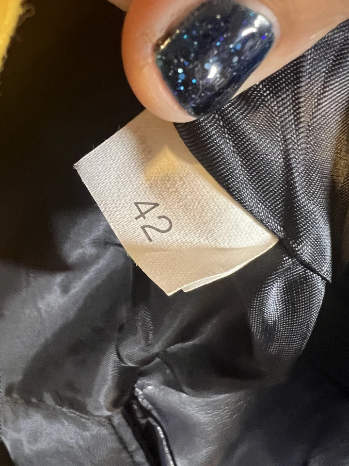 Chaqueta Brosod Este Italiana Lana Sombra Vientre Para Hombre 42 Hecha en Italia De Colección Foto 4 de 4