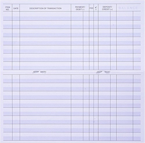 24 PCS Check Registers for Personal Checkbook, Easy to Read Checkbook Register - Picture 3 of 6