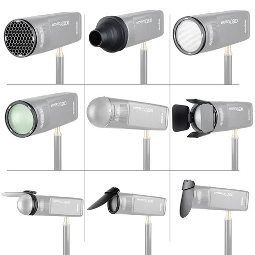Godox AK-R1 Pocket Flash Light Accessories Kit for Godox H200R Round Flash Head - Picture 6 of 10