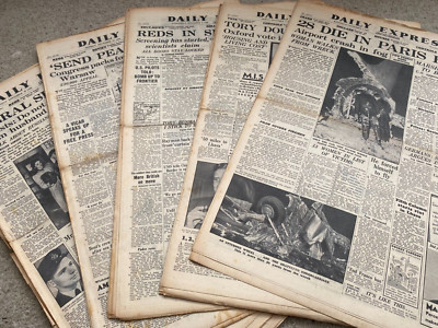 Tagesexpress Zeitung 10. 11. 13. ODER 14. November 1950 ORIGINAL