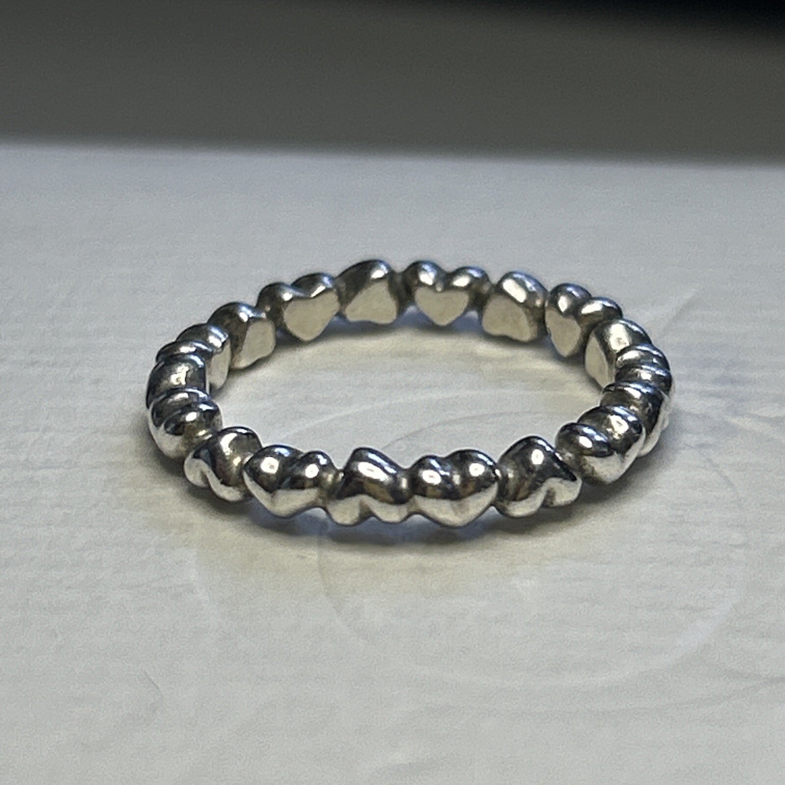 Authentic Pandora 🌟Forever Love Hearts Band Stac… - image 4