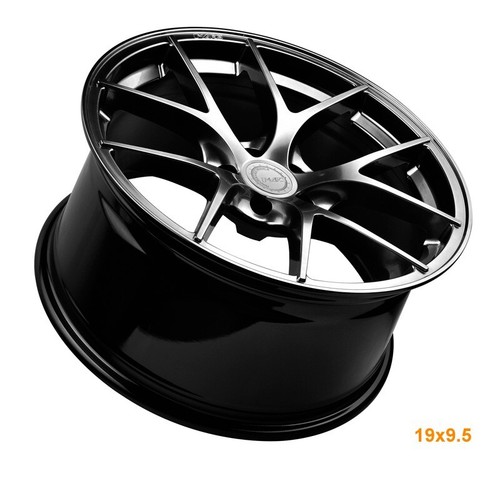 MARS MP-RI 19 Inch STAG Hyper Black Wheels Rims 5x108 for FORD Focus LZ LV LX - Picture 4 of 21