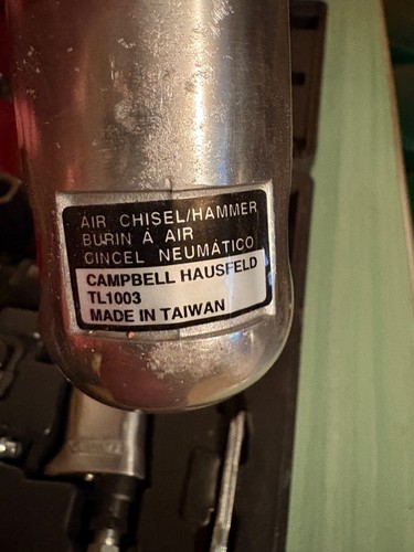 Campbell Hausfeld TL1002 TL1003 TL1006 Grinder Wrench Drill Chisel Hammer Set - Picture 5 of 6