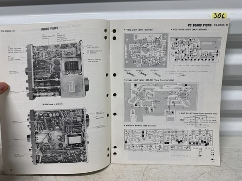 Kenwood TS-830S Service Manual Very nice original manual. Check out all photos - Zdjęcie 5 z 8