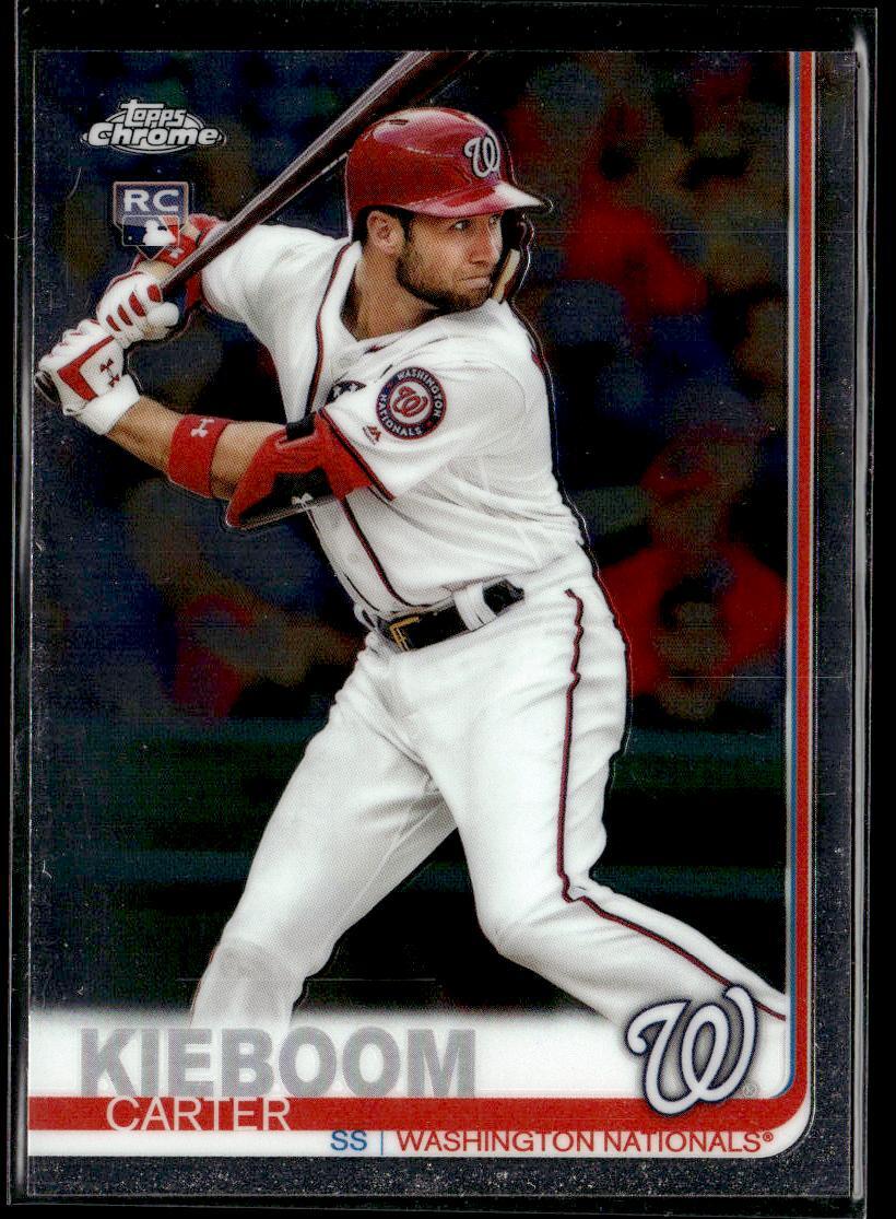 2019 Topps Chrome Update #22 Carter Kieboom Washington Nationals Rookie