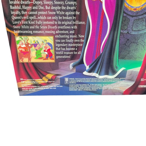 Laserdisc LD Walt Disney's Masterpiece Snow White And The Seven Dwarfs Vintage - Picture 3 of 4