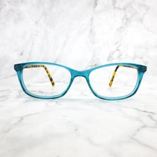 Red Raven Look-Out Eyeglasses Blue Rectangular Full Rim Frames 52-15