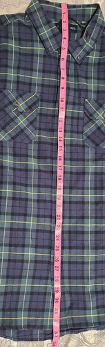 Mark Nairy X Five Four Mens XL Long Sleeve Shirt Plaid Cotton RN116666 - New - Picture 8 of 12