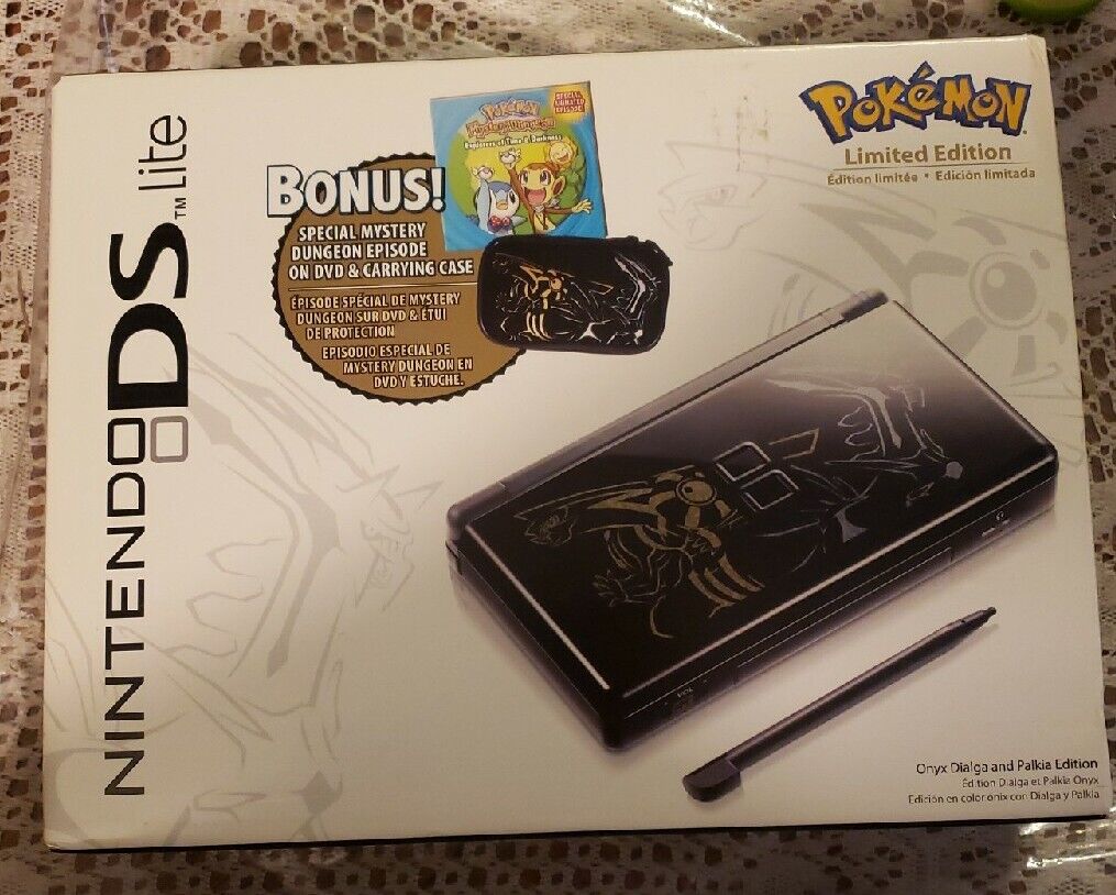 Nintendo DS Limited Edition Pokemon Bundle Black Console for sale