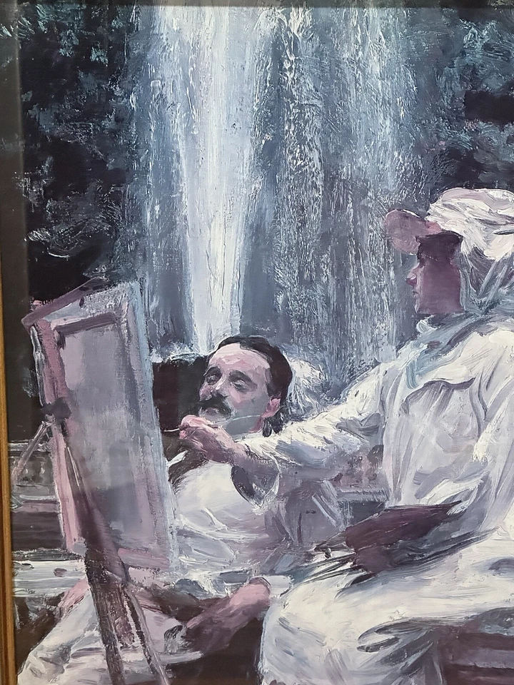 JOHN SINGER SARGENT Vintage Original Whitney Museum Exhibition Fountain Print - Image 4 of 4