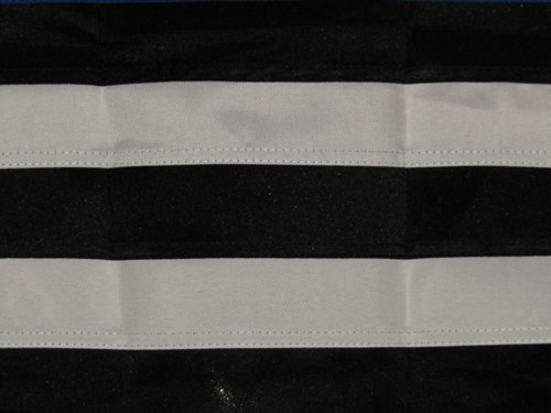 2x3 Embroidered Sewn USA Police Thin Blue Line 600D Nylon Flag 2'x3' - Picture 4 of 9