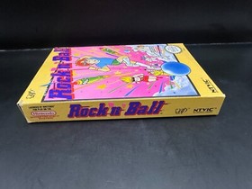 Rock 'n' Ball (NES, 1990), Box, Poster, and Sleeve, NO MANUAL