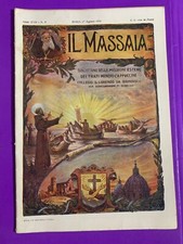 MONATSZEITSCHRIFT "IL MASSEIA" JAHR XVII NR. 8 ROM AUGUST 1930 -10927