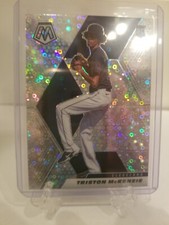 TRISTON McKENZIE 2021 PANINI MOSAIC QUICK PITCH PRIZM ROOKIE CARD #276