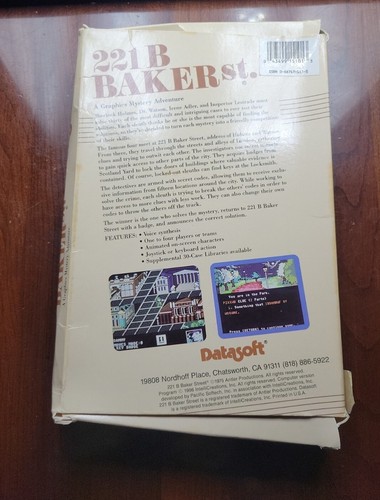 Commodore 64 C64 221B Baker ST. Gioco in scatola - Foto 3 di 8
