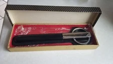 Vintage Letter Opener/ Scissors In Leather Case Made In Solingen Germany Nice O4