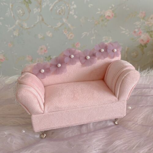 Doll Furniture BJD Dollhouse Sofa Box Stylish Chaise Shape Box  Girls - Photo 1/19