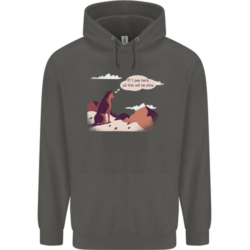 Peeing Dog in the Mountains Funny Childrens Kids Hoodie - Picture 49 of 68