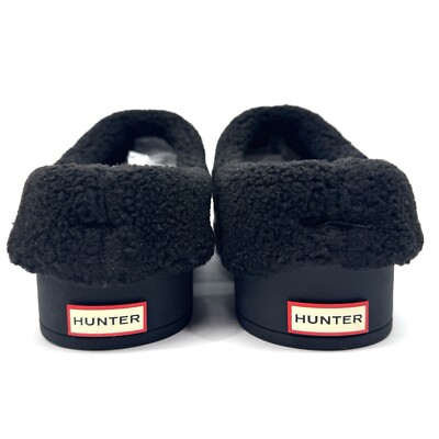 Hunter Original Mens Size 11 Play Sherpa Insulated Black Slip On Clogs Shoes Hunter Original Mens Size 11 Play Sherpa Insulated Black  main image 4