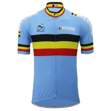 Retro Team Männer Belgien Cycling Jersey Team Radtrikot Cycling Shirt Tops