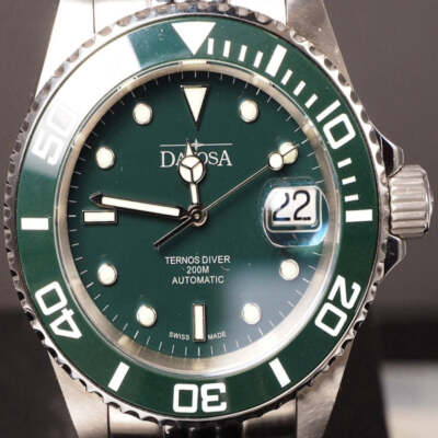 Davosa Ternos Automatic Diver Green Mens Watch 40mm Ref#16155570