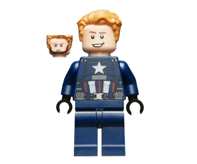 Lego Captain America 76143 Dark Blue Suit Black Hands Super Heroes