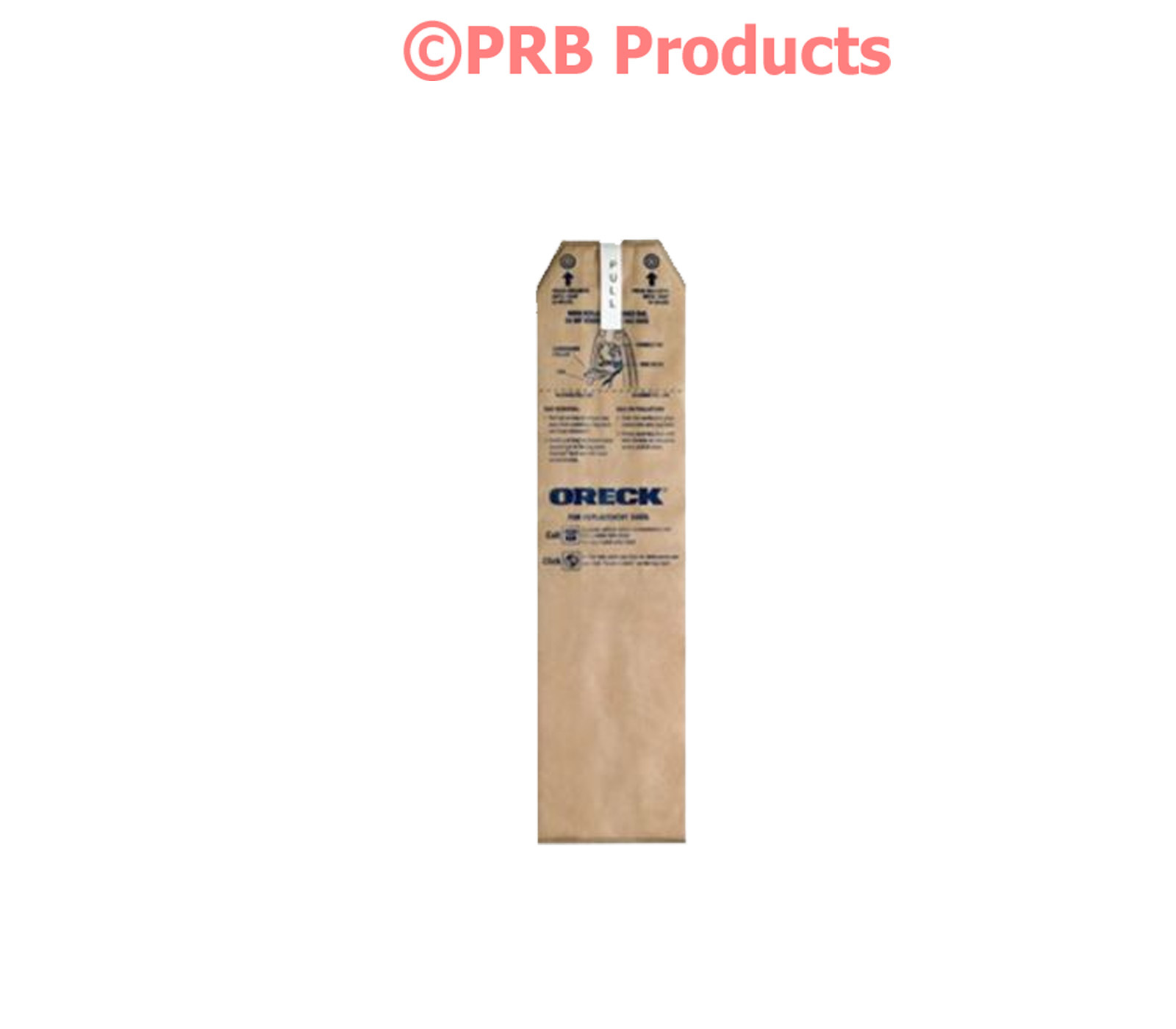 Oreck Type LW LWPK60H Allergy Upright Vacuum Cleaner Bags Magnesium