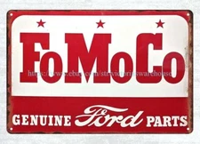 vintage reproduction wall signs CAR AUTO MOTOR  PARTS metal tin sign