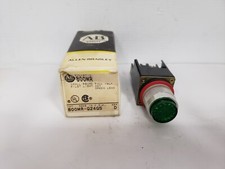 ALLEN BRADLEY 800MR-Q24GS PILOT LIGHT SMALL ROUND GREEN 24V SERIES D NIB