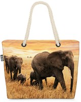 Void Tasche Elefanten Steppe Afrika Elefant Afrika Safari Dschungel