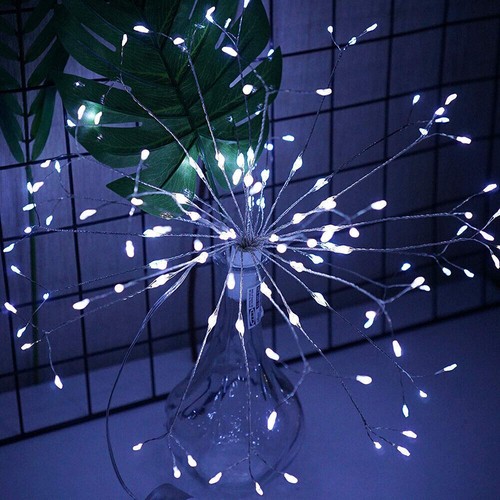 Fireworks Hanging 200LED Starburst Lights Lights 8 Light Modes Remote Control UK - Picture 13 of 18