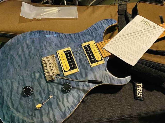 Paul Reed Smith Se Custom 24 Quilt Maple Limited Black Cherry Other For Sale Online Ebay